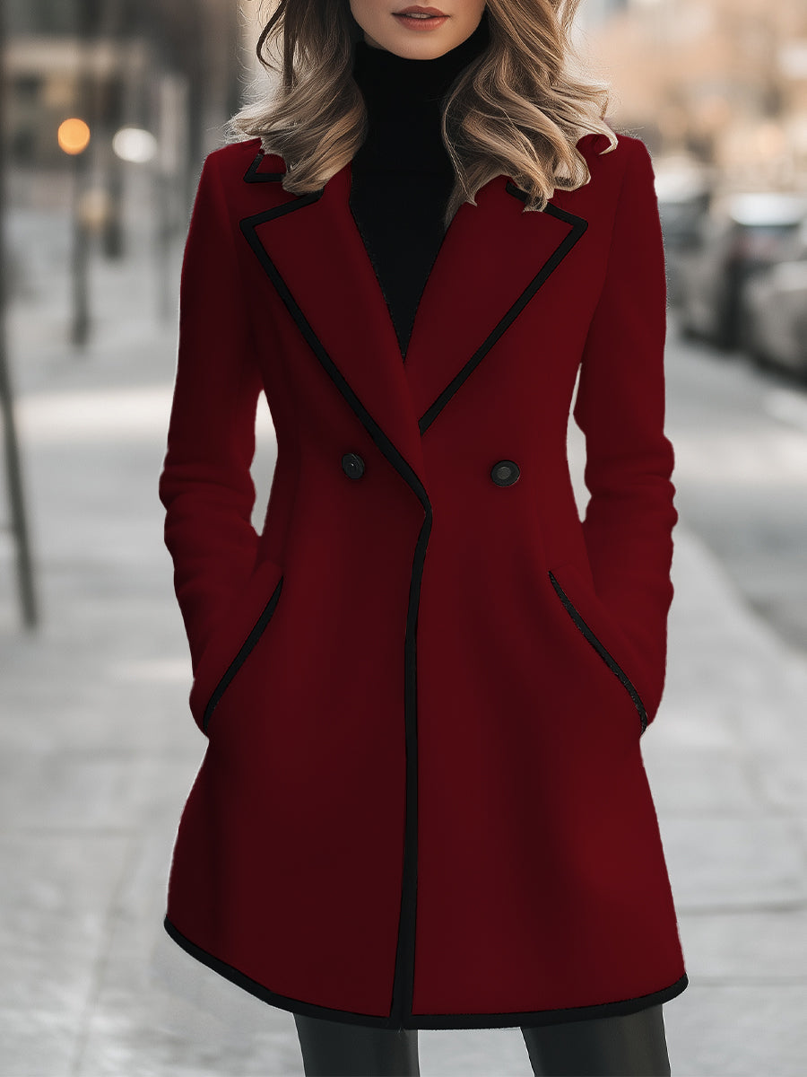 Mila Milano™ | Cappotto Chic con Rifinitura