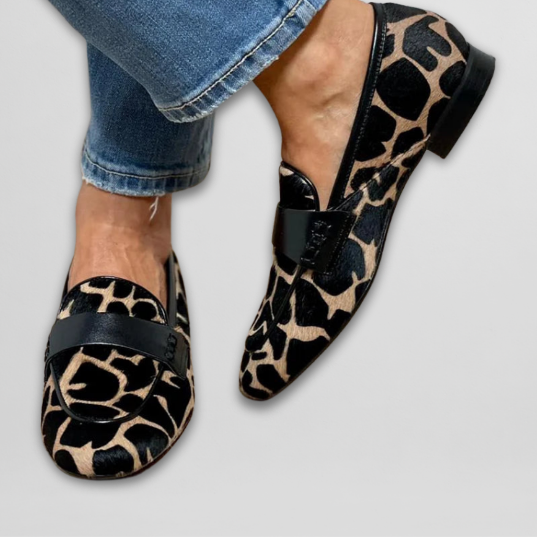 Mila Milano™ | Loafer con Stampa Leopard