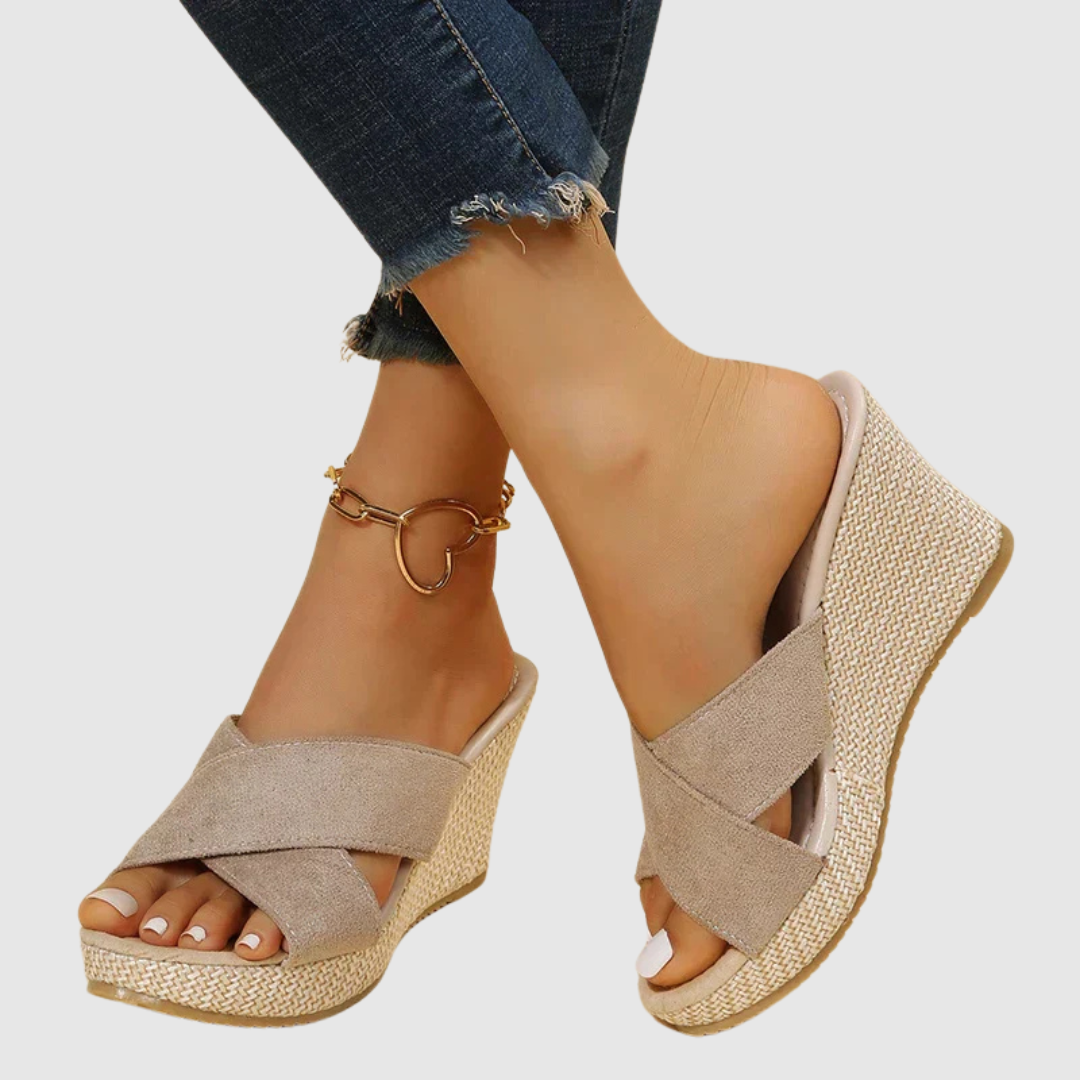 Mila Milano™ | Eleganti sandali con zeppa