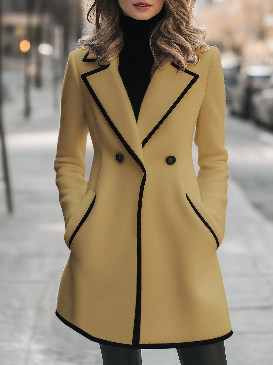 Mila Milano™ | Cappotto Chic con Rifinitura
