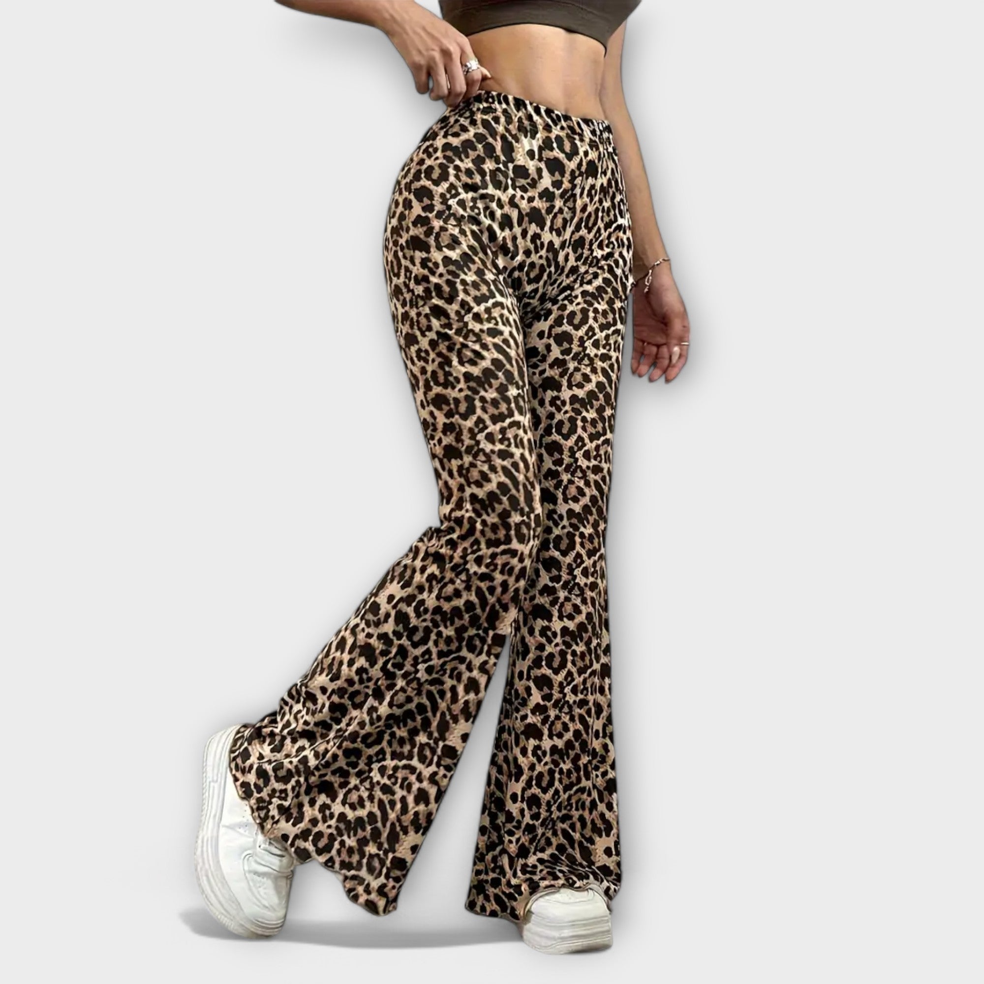 Mila Milano™ | Pantaloni Bootcut Leopard