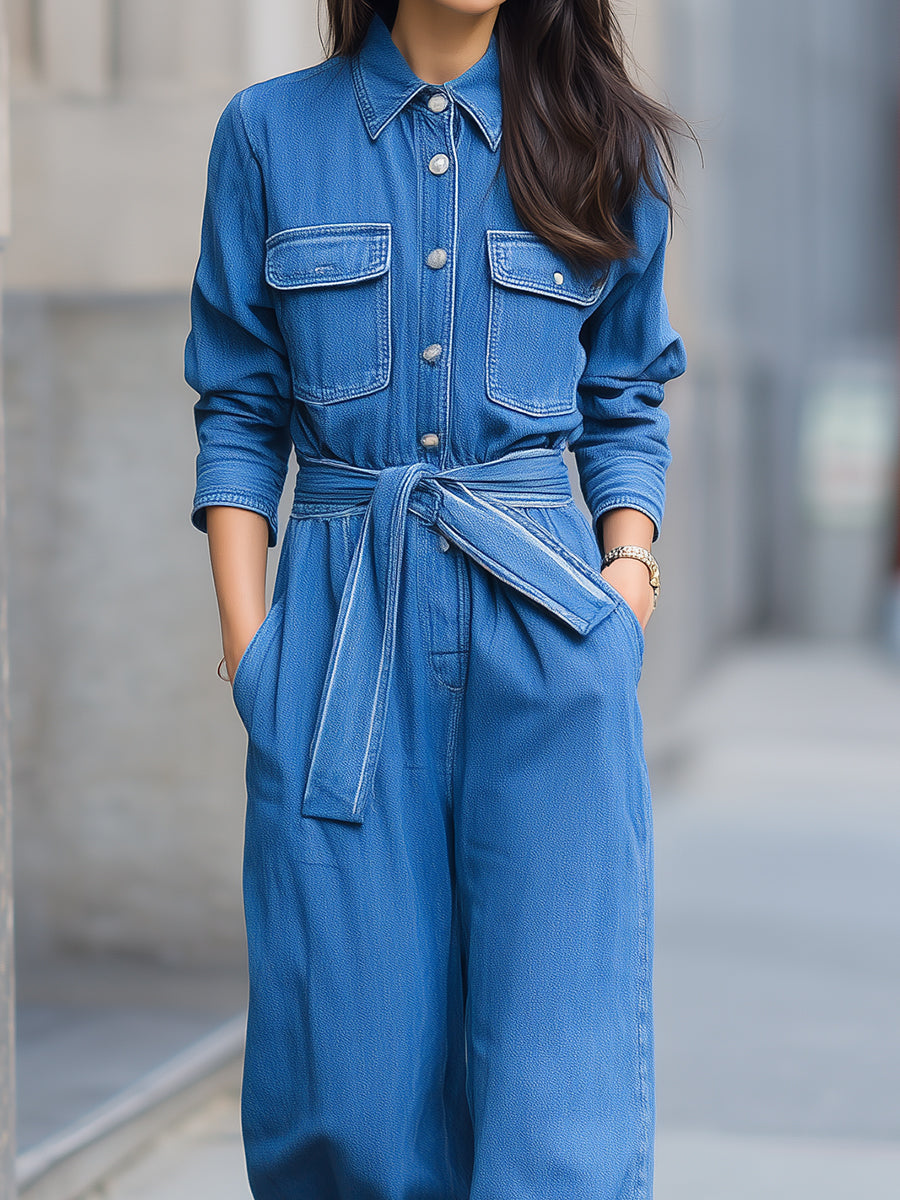 Mila Milano™ | Tuta Denim Silhouette