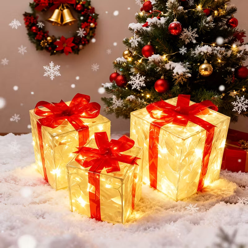 Mila Milano™  |  Scatole Regalo Natalizie Illuminate