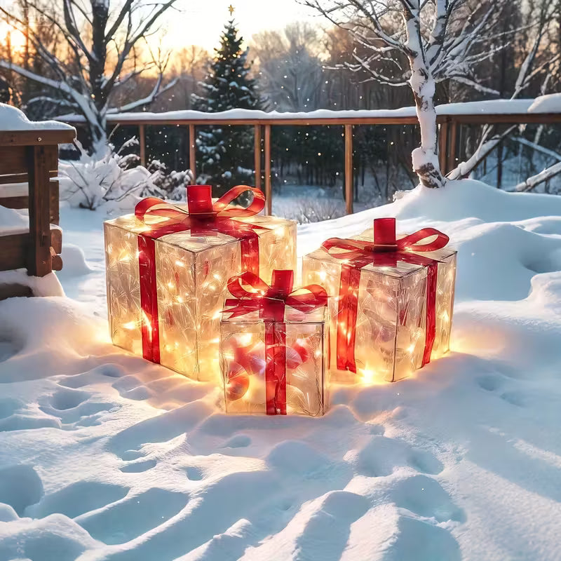 Mila Milano™  |  Scatole Regalo Natalizie Illuminate