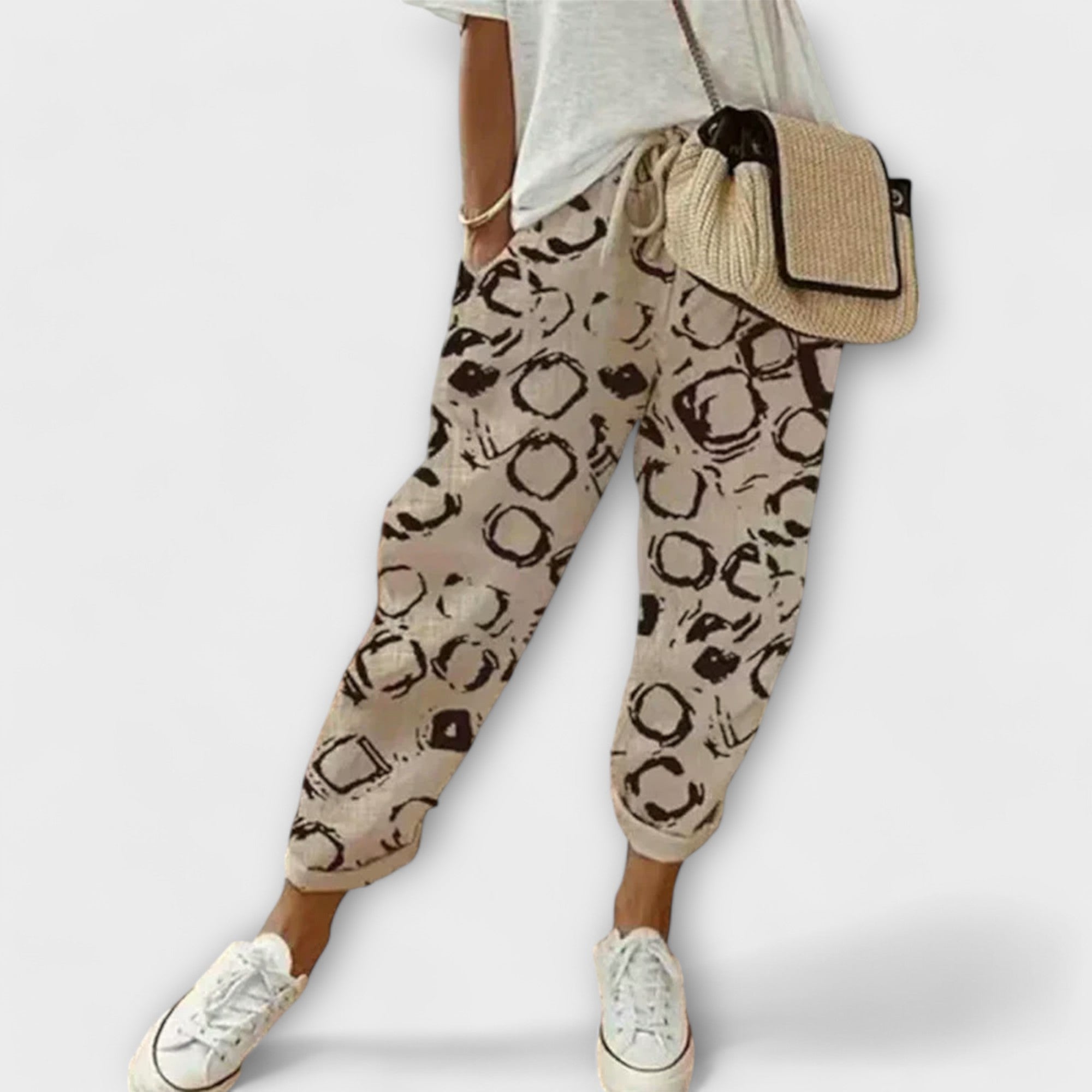 Mila Milano™ | Pantaloni confortevoli in cotone e lino