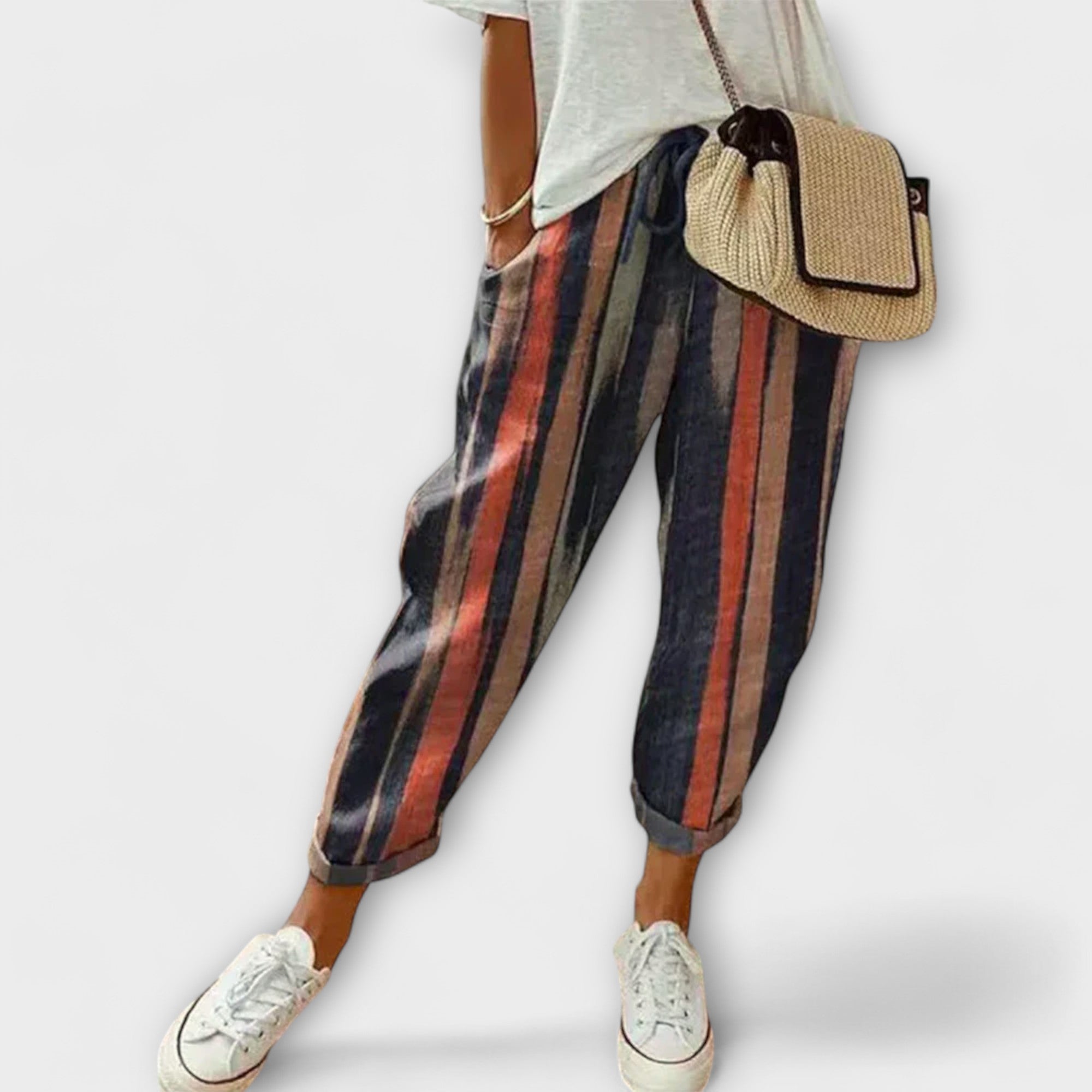 Mila Milano™ | Pantaloni confortevoli in cotone e lino