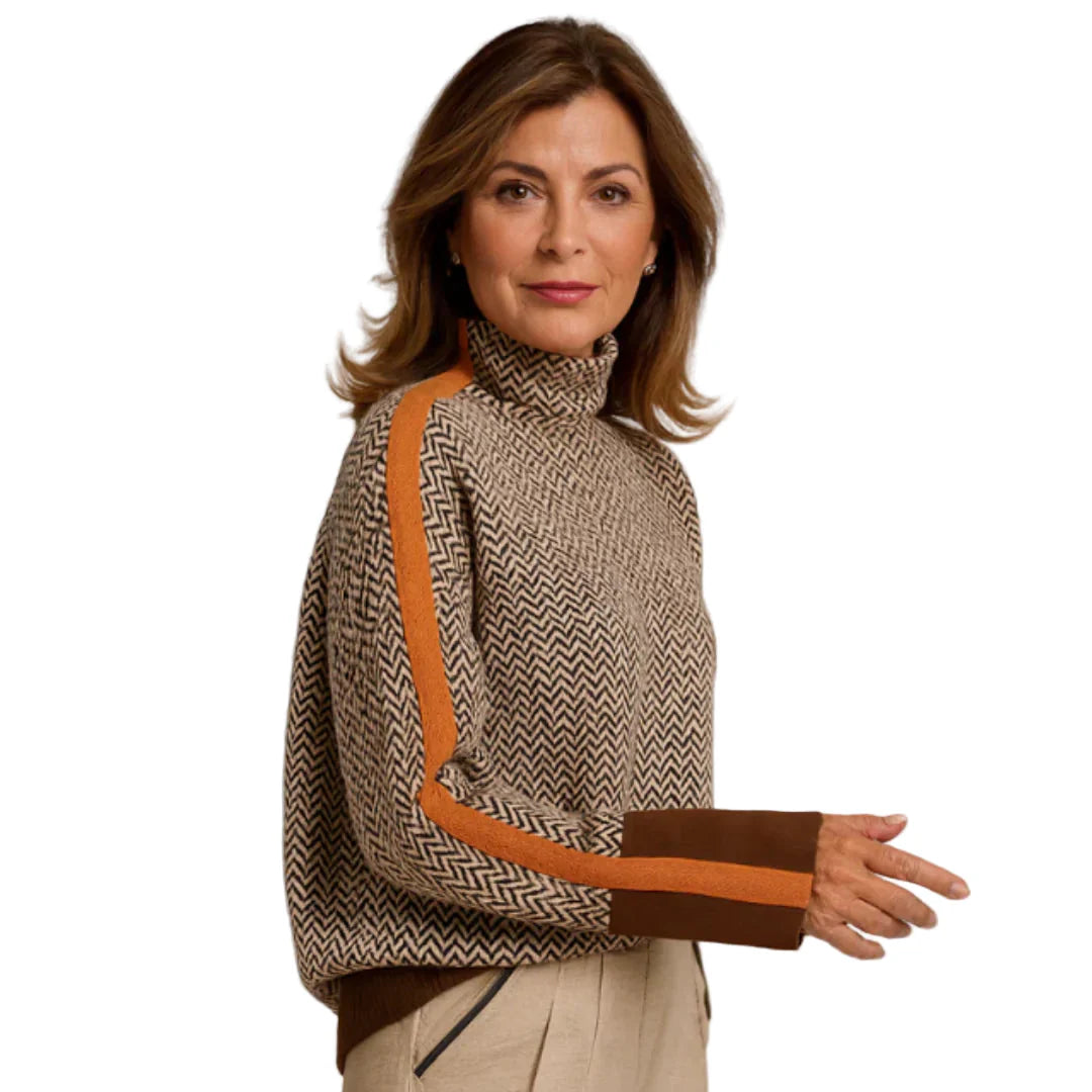 VALERIE™ – MAGLIONE CON COLLO ALTO, STILE E CALORE