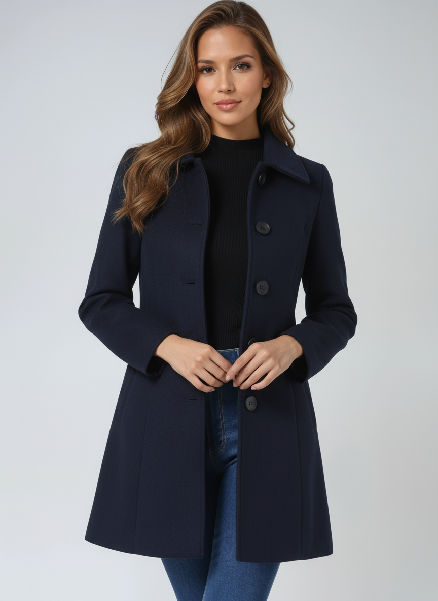 Josephine | Cappotto Invernale Donna a Un Bottone