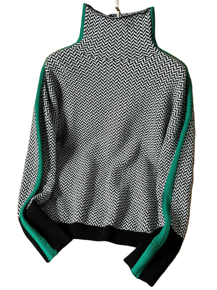 VALERIE™ – MAGLIONE CON COLLO ALTO, STILE E CALORE