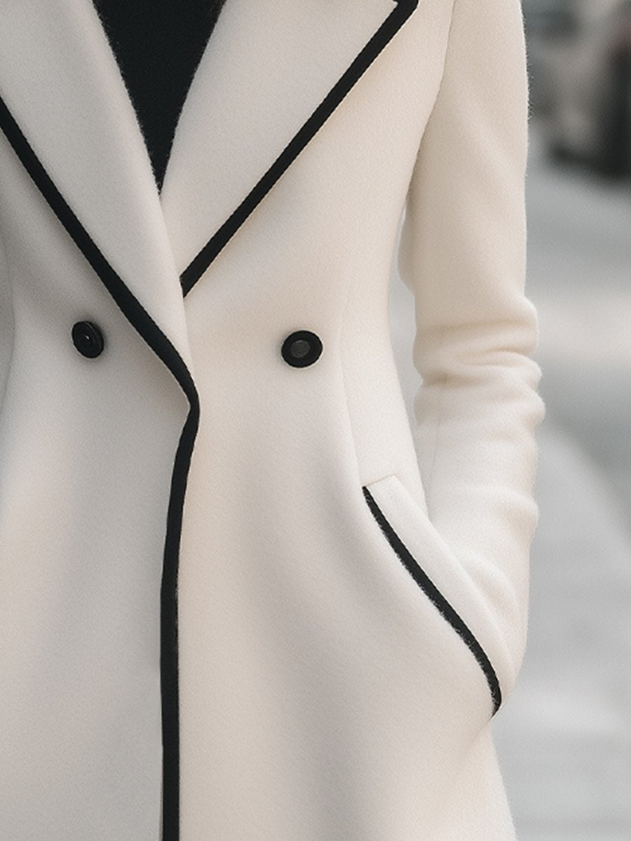 Mila Milano™ | Cappotto Chic con Rifinitura