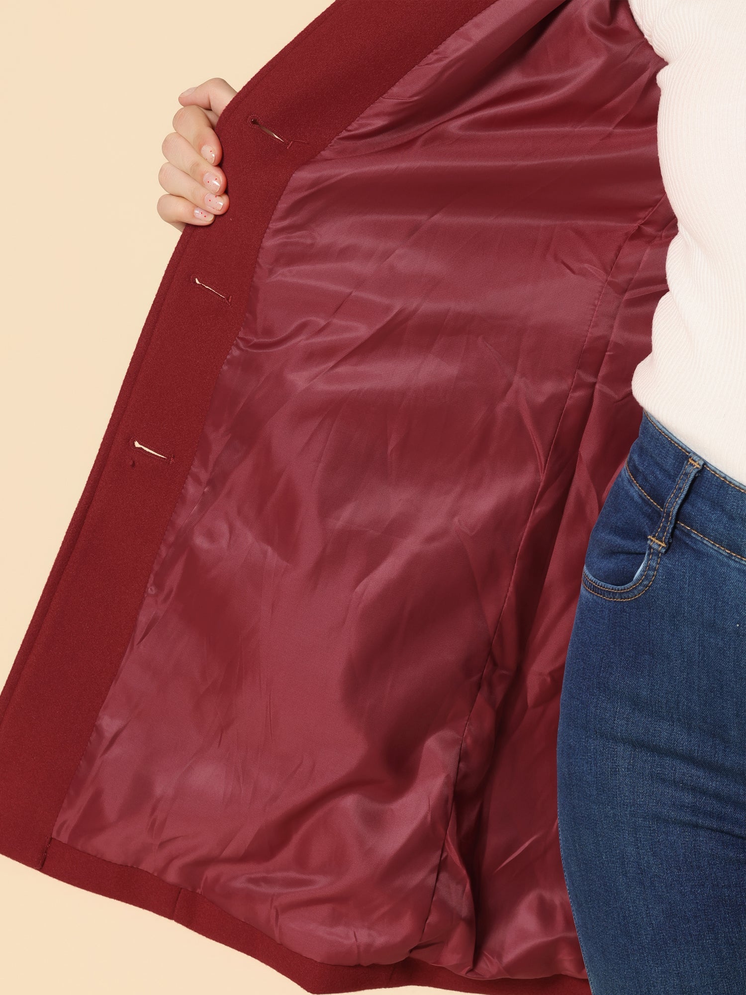 Josephine | Cappotto Invernale Donna a Un Bottone